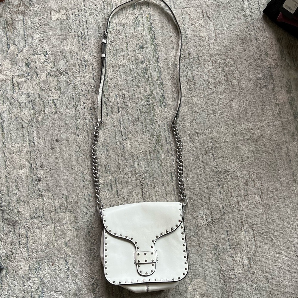 Rebecca Minkoff leather studded crossbody bag